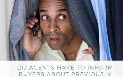 Do Agents Have to Inform Buyers About Previously Discovered Issues?